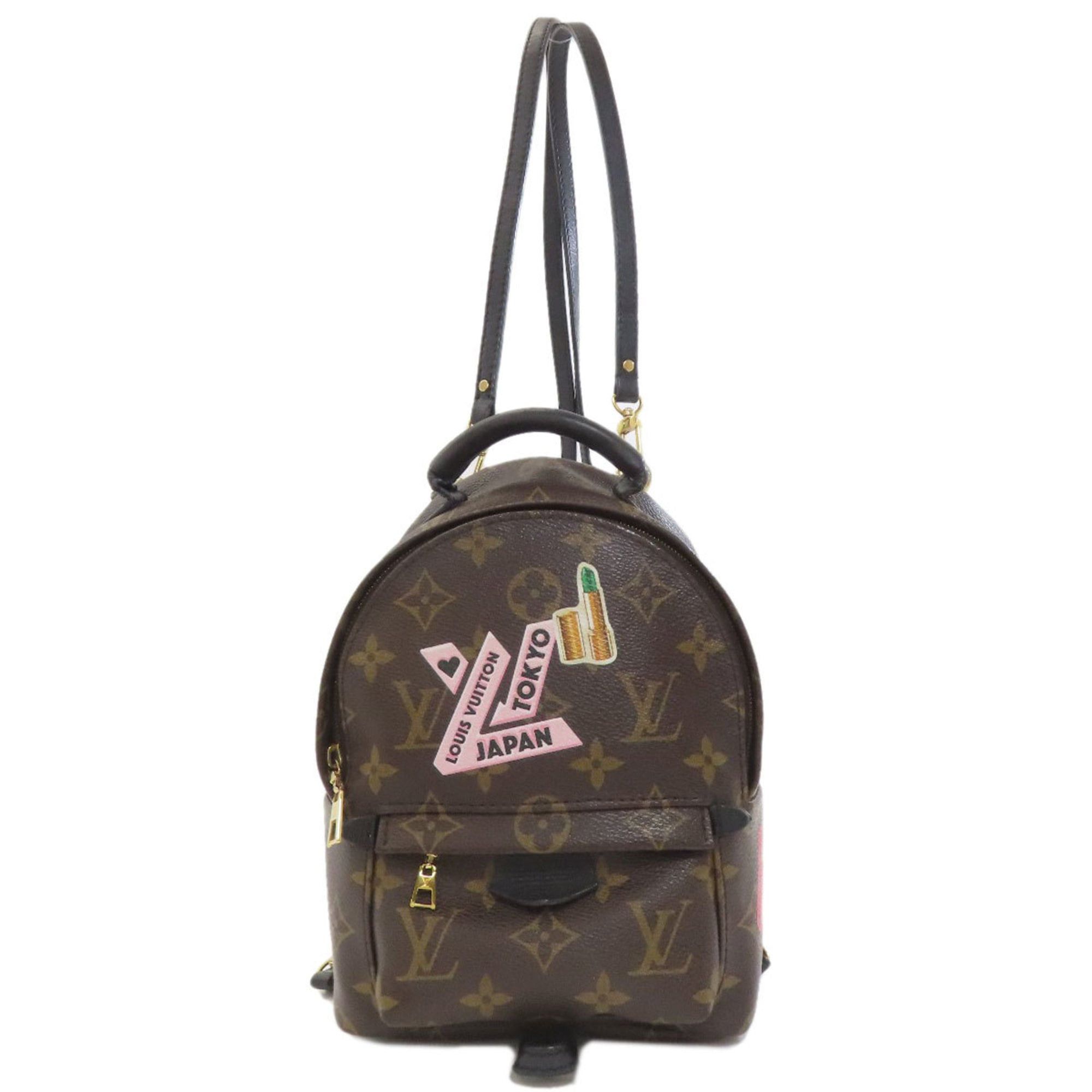 Louis Vuitton Louis Vuitton Palm Springs Mini Sticker Print Backpack/Daypack in Monogram Canvas for Women Size ONE SIZE - 1 Thumbnail