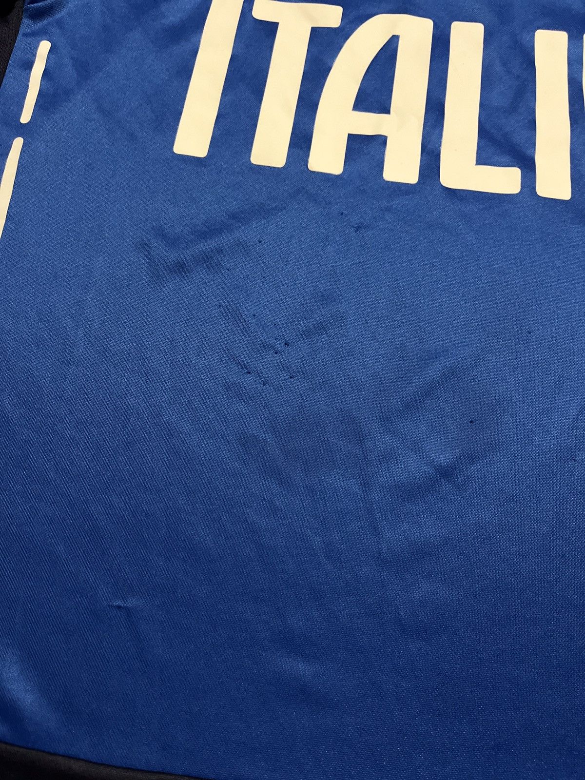 Neil Barrett × Puma × Vintage Puma Italy Vintage Neil Barrett Soccer Jersey Tee Size US L / EU 52-54 / 3 - 4 Thumbnail
