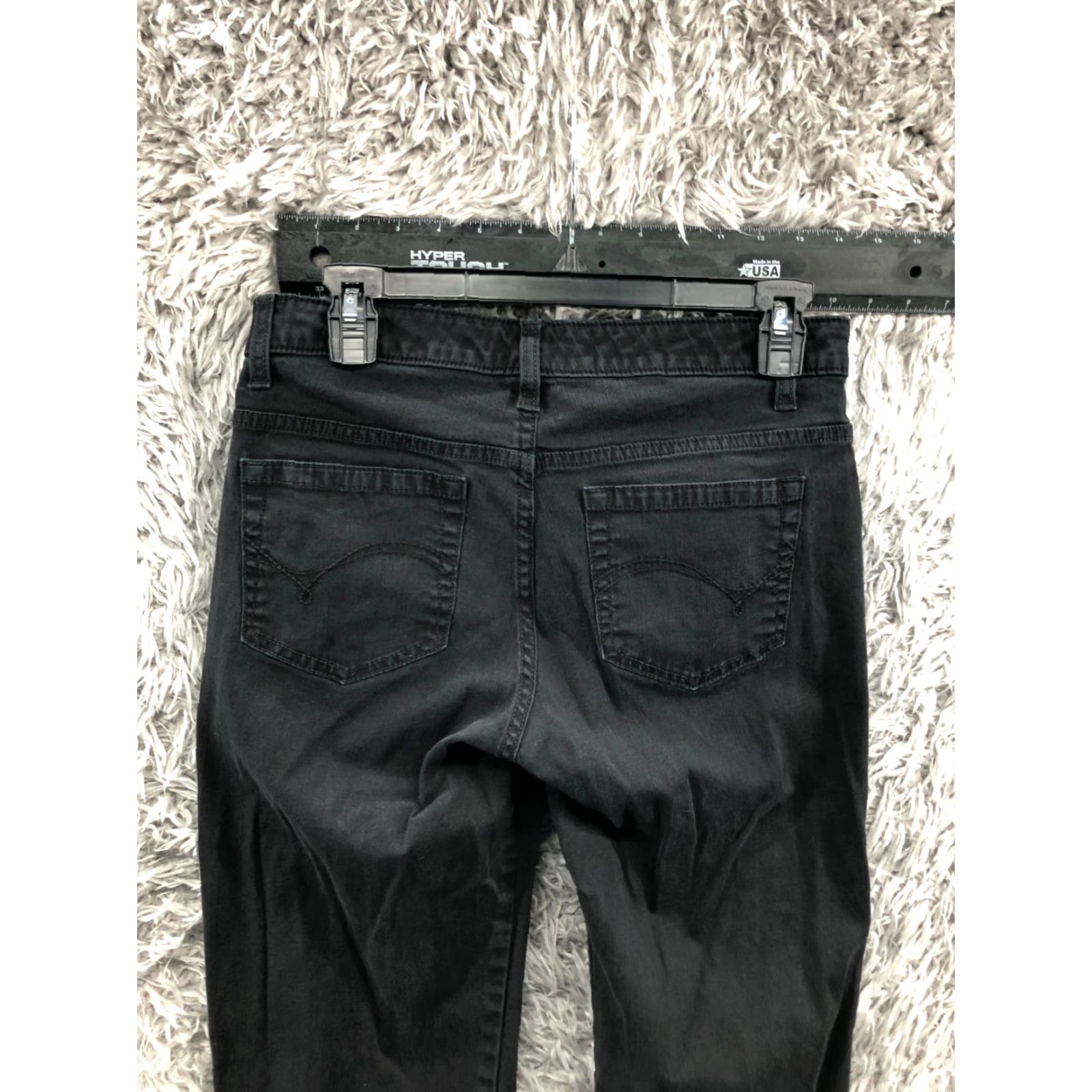 Lee Lee Jeans Straight Womens Size 4 Dark Wash Black Size 27" / US 4 / IT 40 - 6 Thumbnail