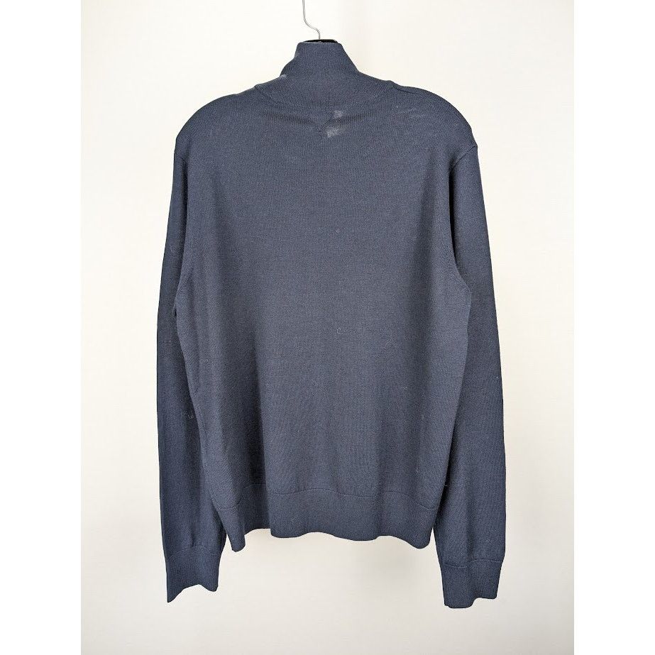 Bottega Veneta o1rshd1 Wool Turtleneck in Blue Size US L / EU 52-54 / 3 - 9 Thumbnail