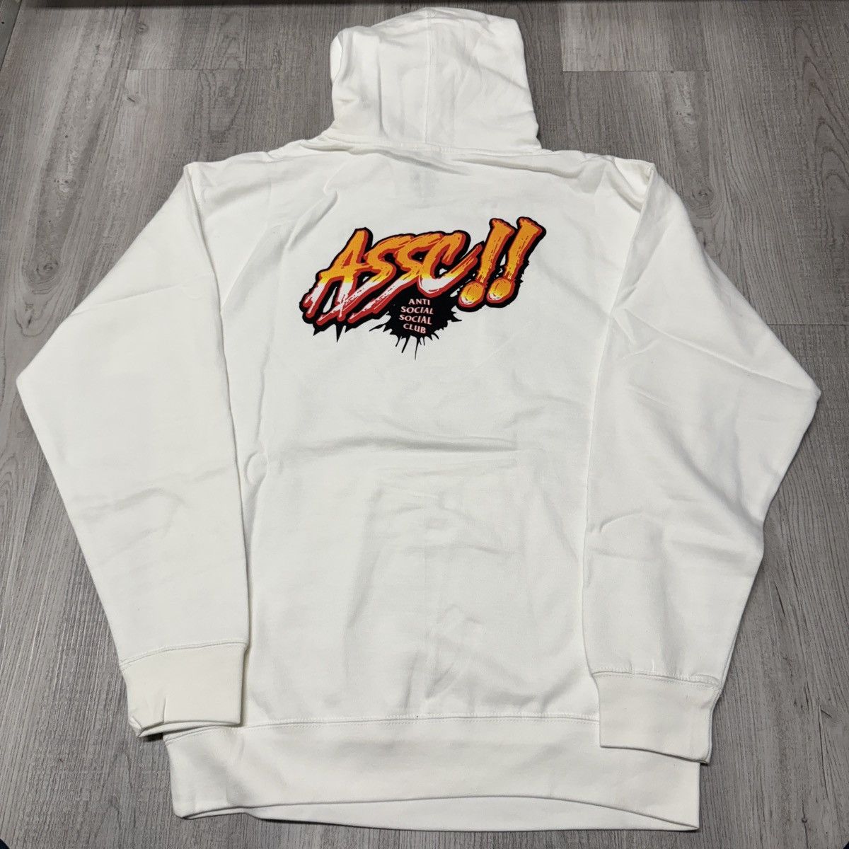 ANTI SOCIAL SOCIAL CLUB HOODIE Size Large color Off White
