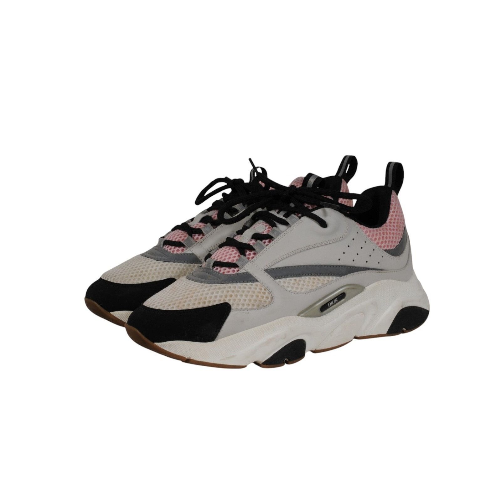 Dior Dior Men B22 Sneakers White Pink Silver Chunky Size US 10 / EU 43 - 7 Thumbnail