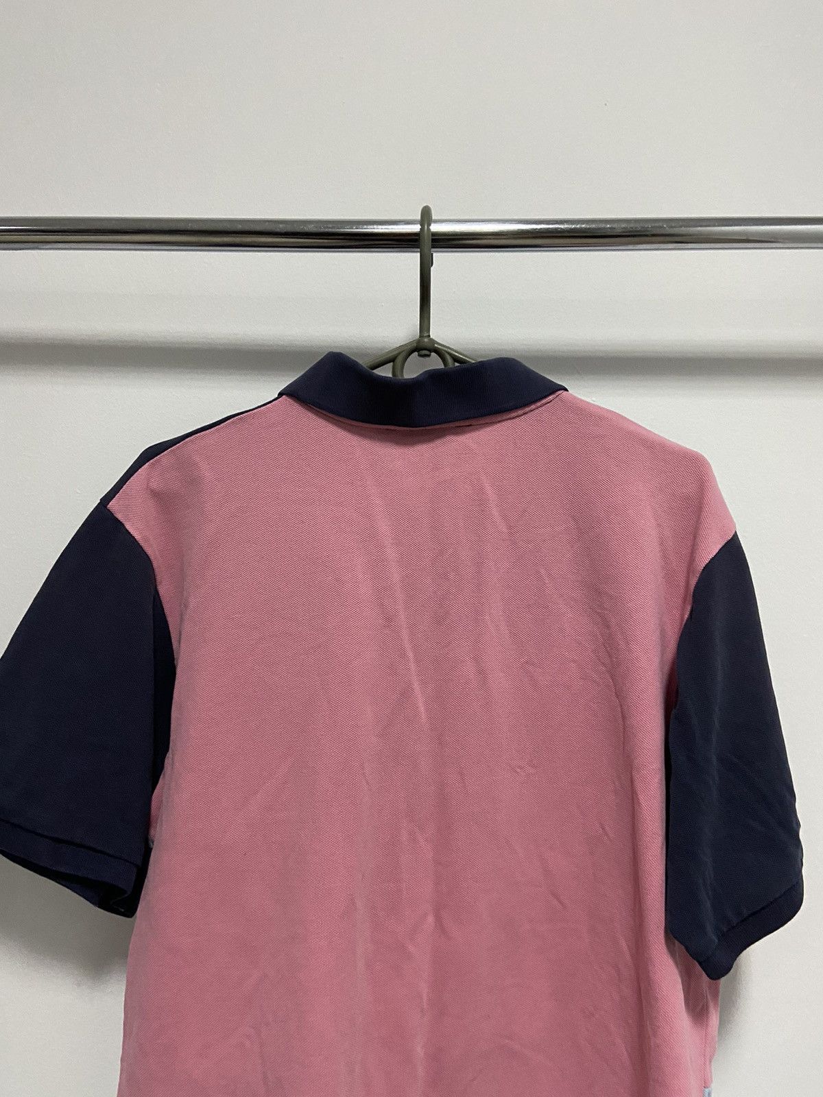 Vintage × Yves Saint Laurent Yves Saint Laurent Vintage polo stripes big logo t shirt Size US XL / EU 56 / 4 - 4 Thumbnail