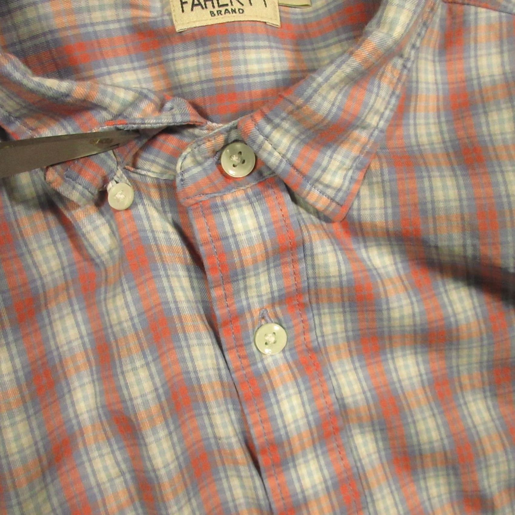 Faherty Faherty Movement Shirt Plaid Long Sleeve Button-Down Blue Pink Men’s L Size US L / EU 52-54 / 3 - 5 Thumbnail