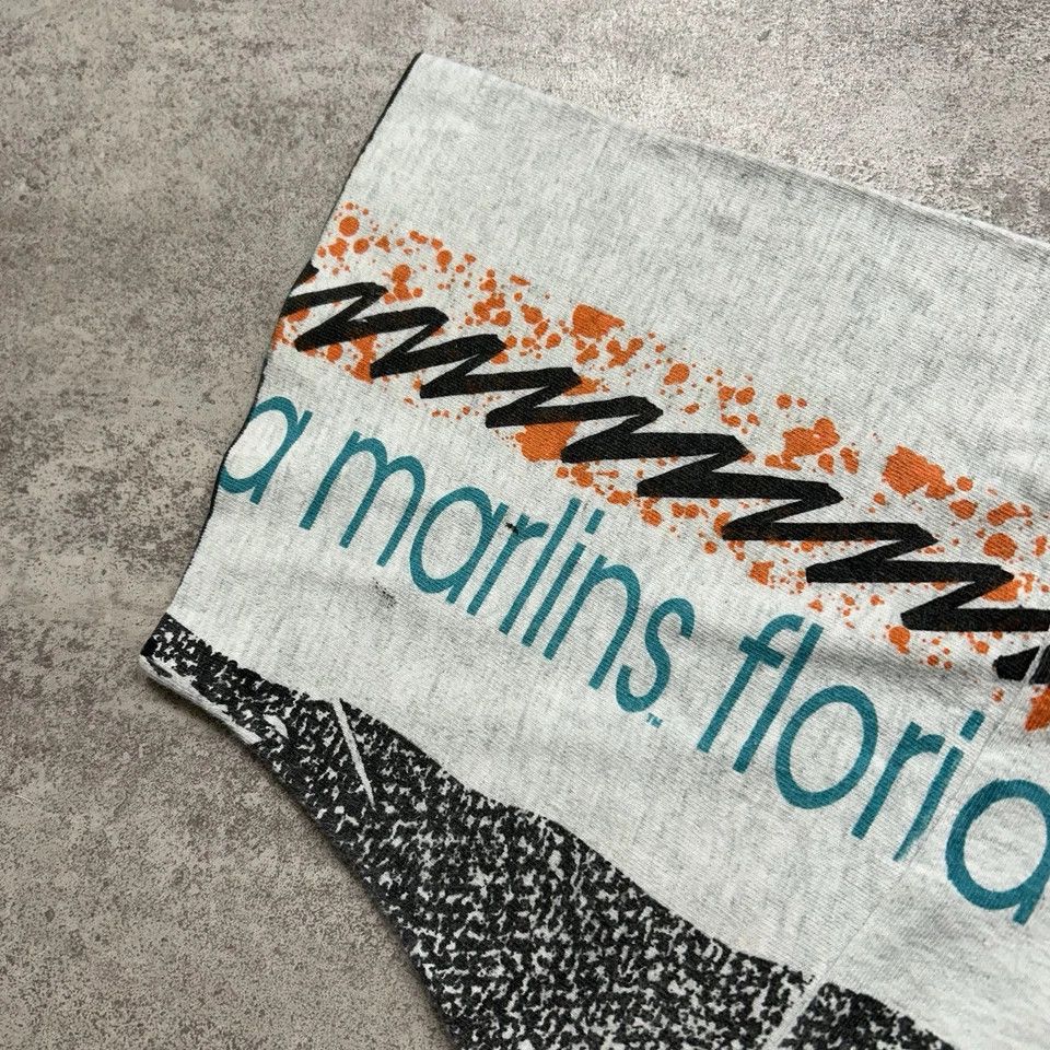 MLB × Majestic × Vintage FLORIDA MARLINS MAJESTIC 1992 AOP T-SHIRT ALL OVER PRINT Size US L / EU 52-54 / 3 - 8 Thumbnail