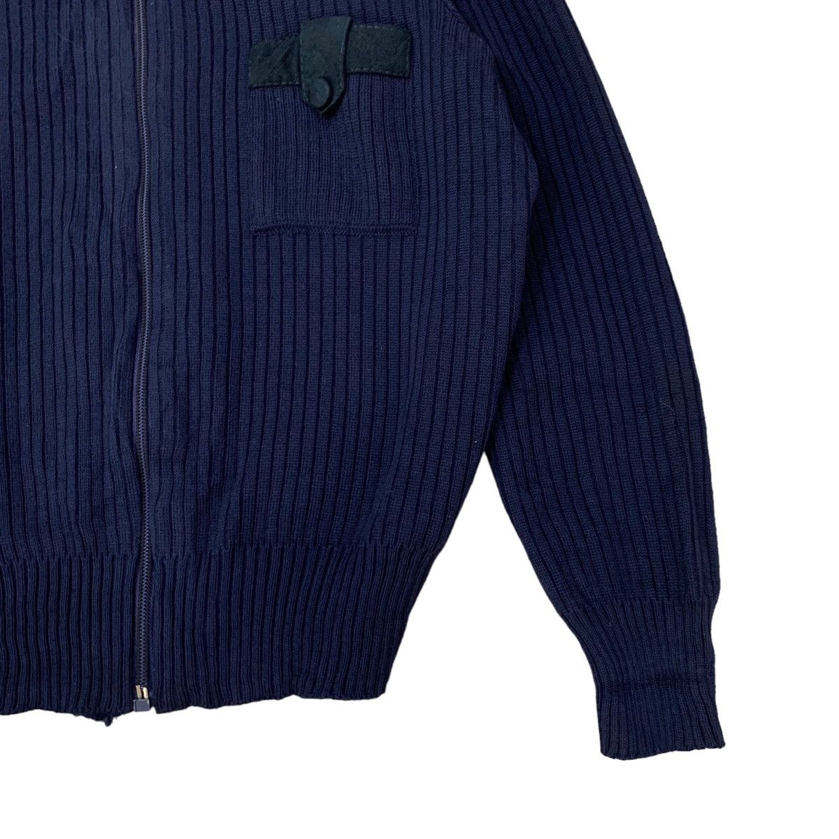 Givenchy 🔥Vintage Givenchy Wool Knit Zipper Jacket Size US S / EU 44-46 / 1 - 9 Thumbnail