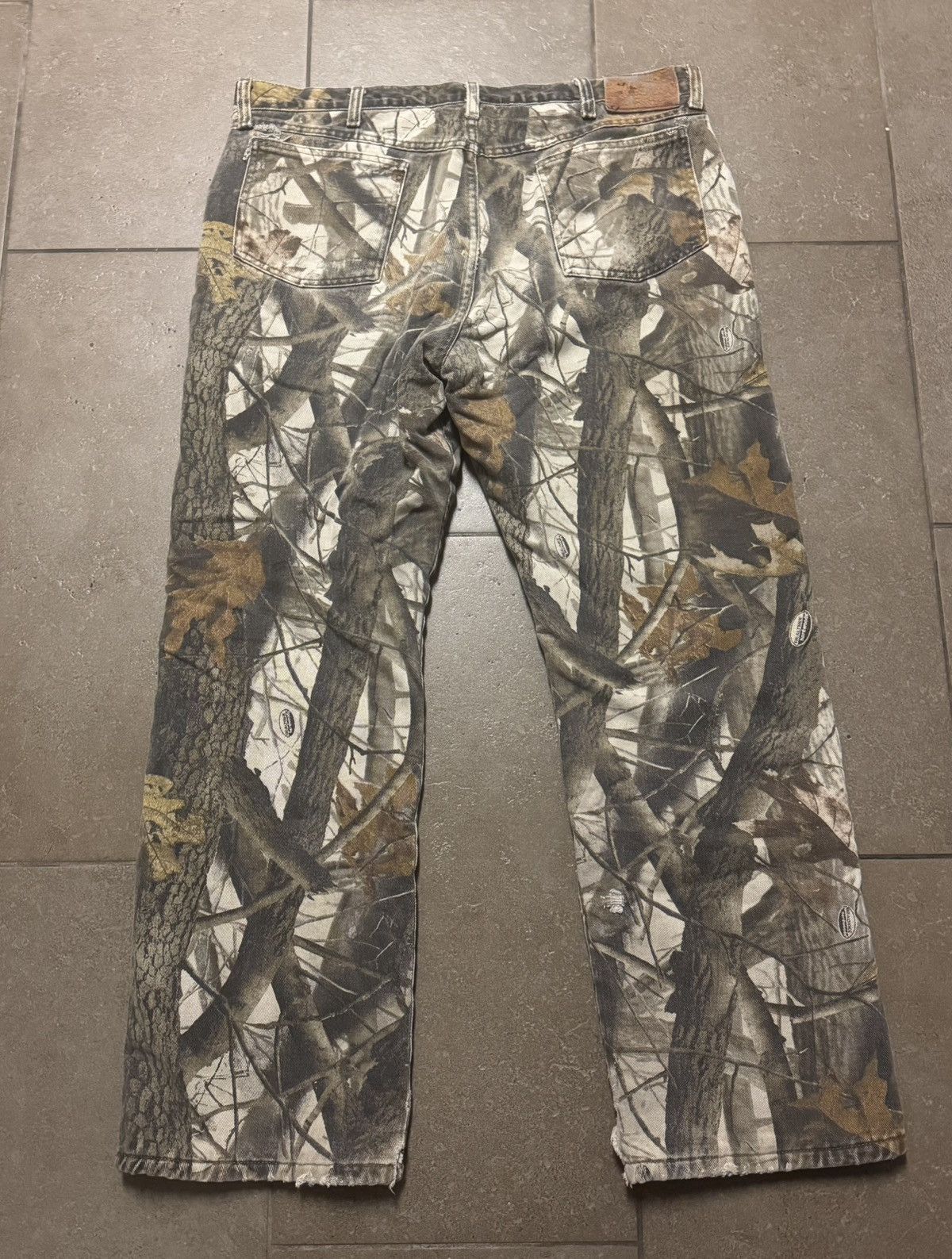 Wrangler Vintage 90s Wrangler Woodland Camo Fleece Lined Pants Size US 36 / EU 52 - 2 Thumbnail