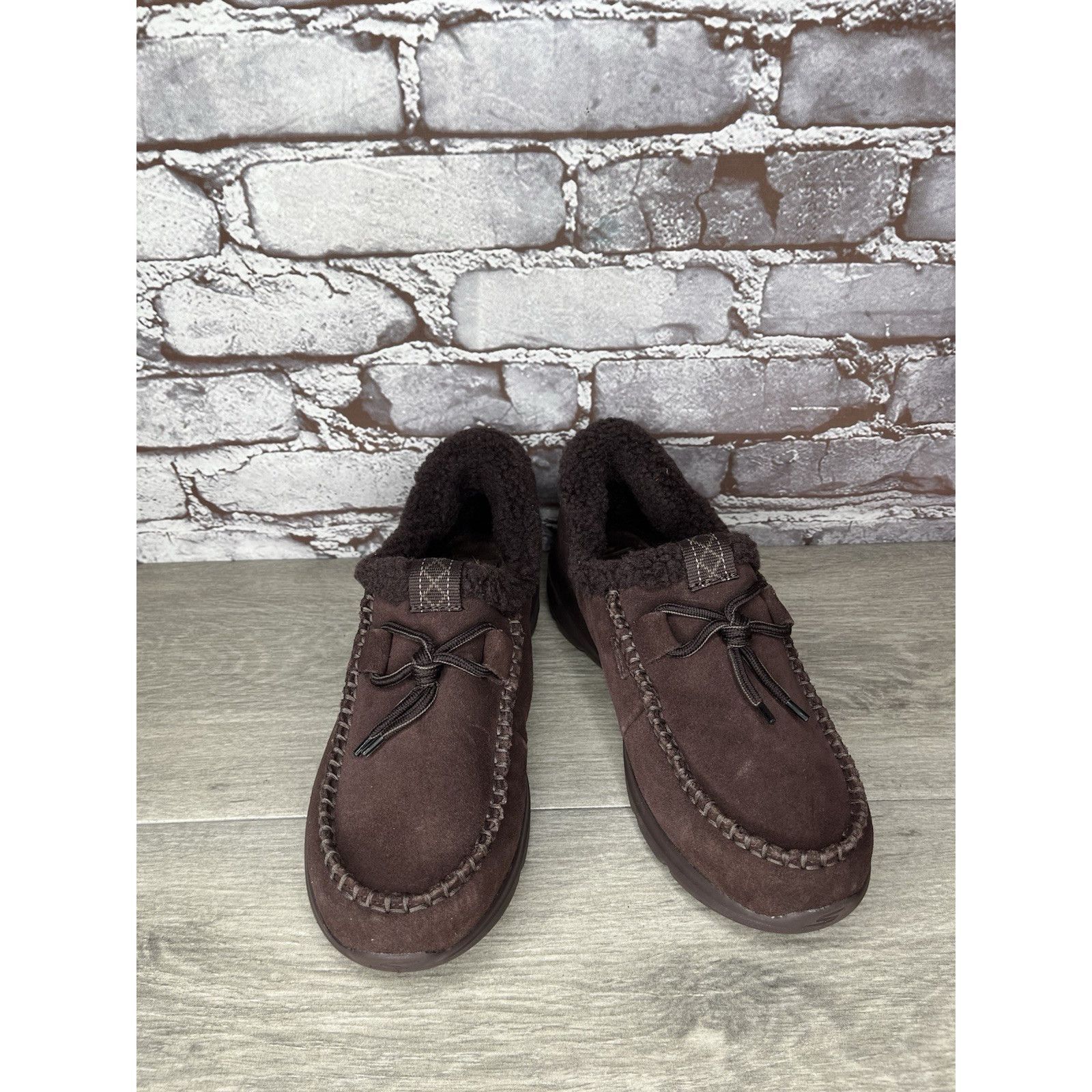 SKECHERS Skechers Glacial Ultra Millie Brown Suede Slip On Comfort Sh Size US 7.5 / IT 37.5 - 9 Thumbnail
