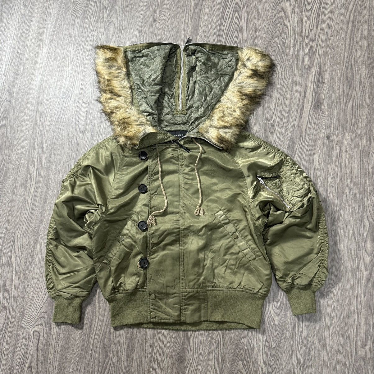 Japanese Brand Jeanasis Fur Alpha Industries Style Y2K Size US L / EU 52-54 / 3 - 1 Thumbnail