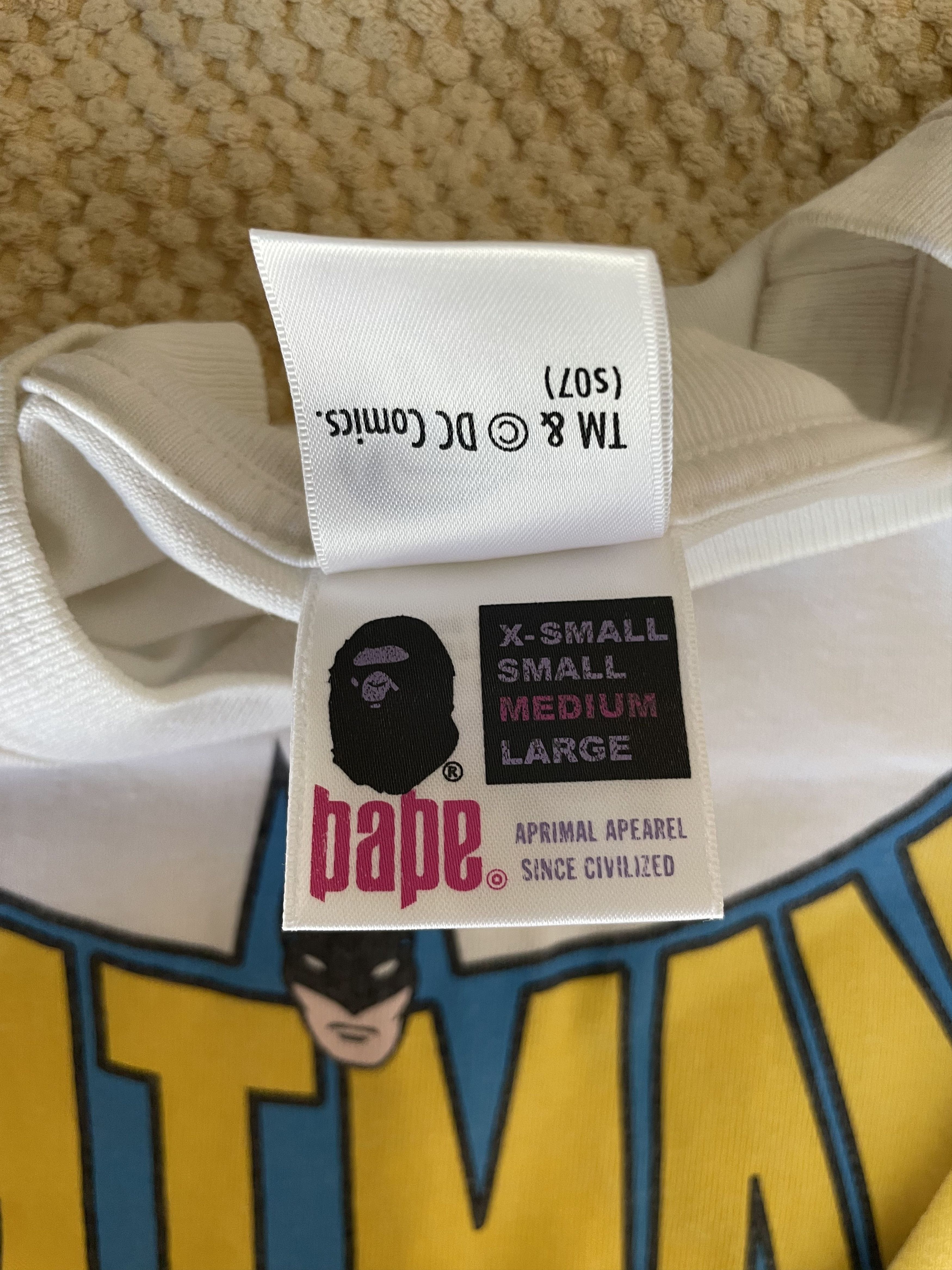 Bape × DC Comics × Vintage OG - Vintage Bape x Batman Tee Size US M / EU 48-50 / 2 - 7 Thumbnail