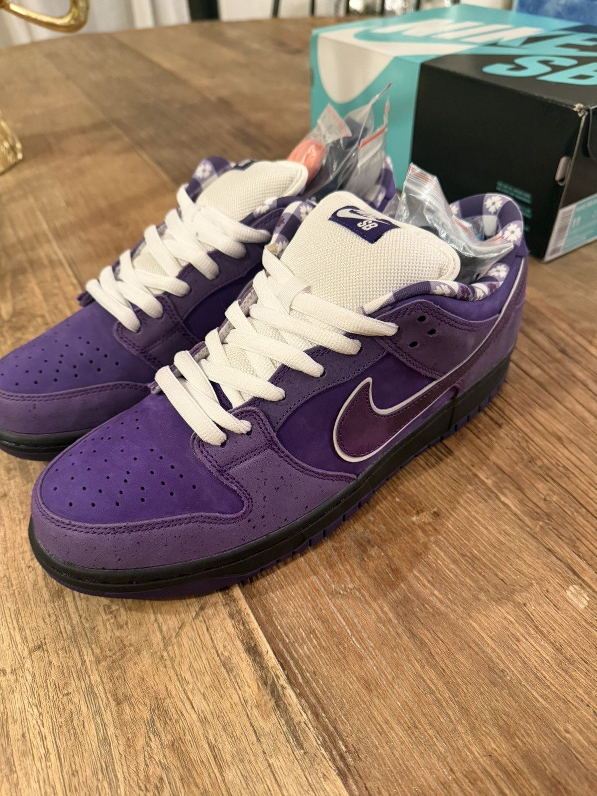 Nike SB Nike SB Dunk low Concepts Purple Lobster (Special Box) Size US 11 / EU 44 - 3 Thumbnail