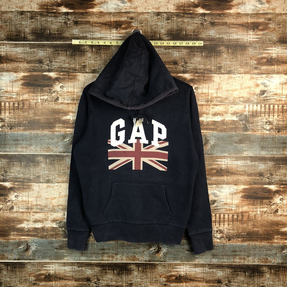 Gap Gap Britain Dark Blue faded Hoodie #A2300 Size US M / EU 48-50 / 2 - 1 Thumbnail