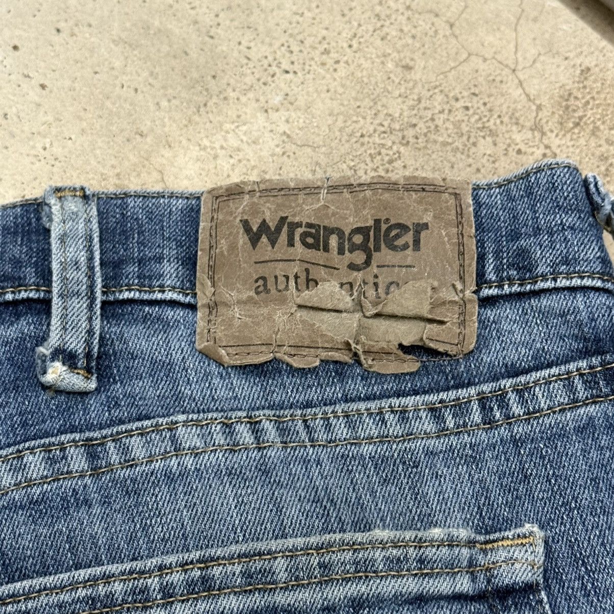 Wrangler Wrangler Authentic Distressed Repair Denim Pants Size US 38 / EU 54 - 14 Thumbnail