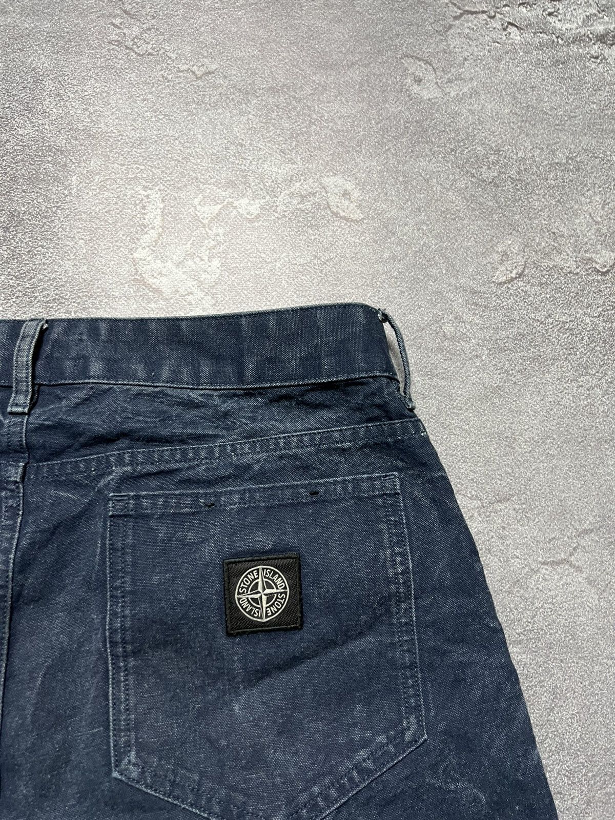 Stone Island Vintage Stone Island Jeans Pants Cargo Washed Patch Program Size US 31 - 3 Thumbnail