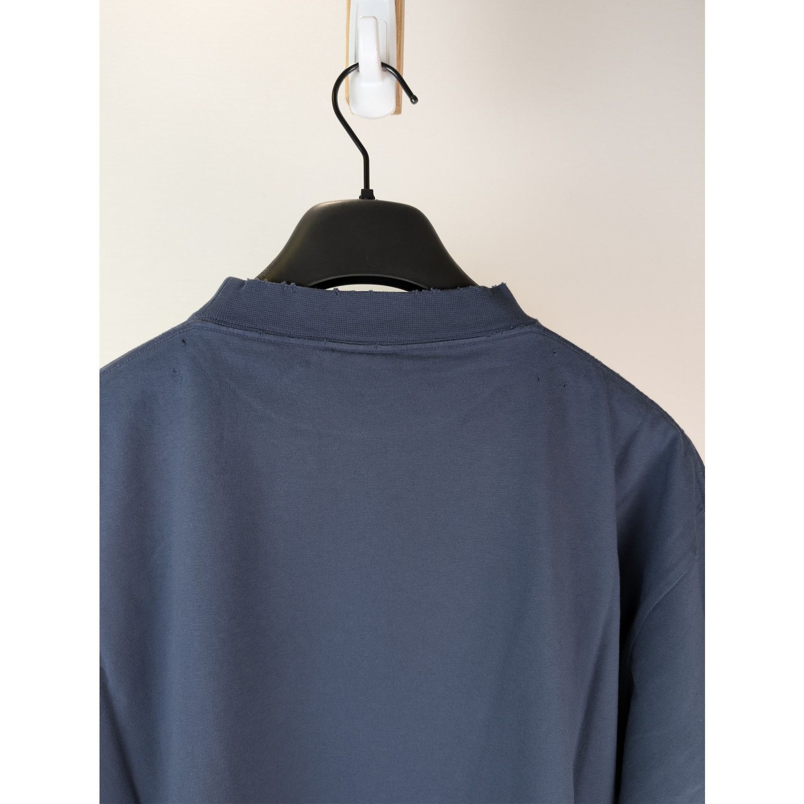 Balenciaga o1rshd1 Q:2 / 3B Stencil Oversized Vintage Jersey T-Shirt Size US L / EU 52-54 / 3 - 15 Thumbnail