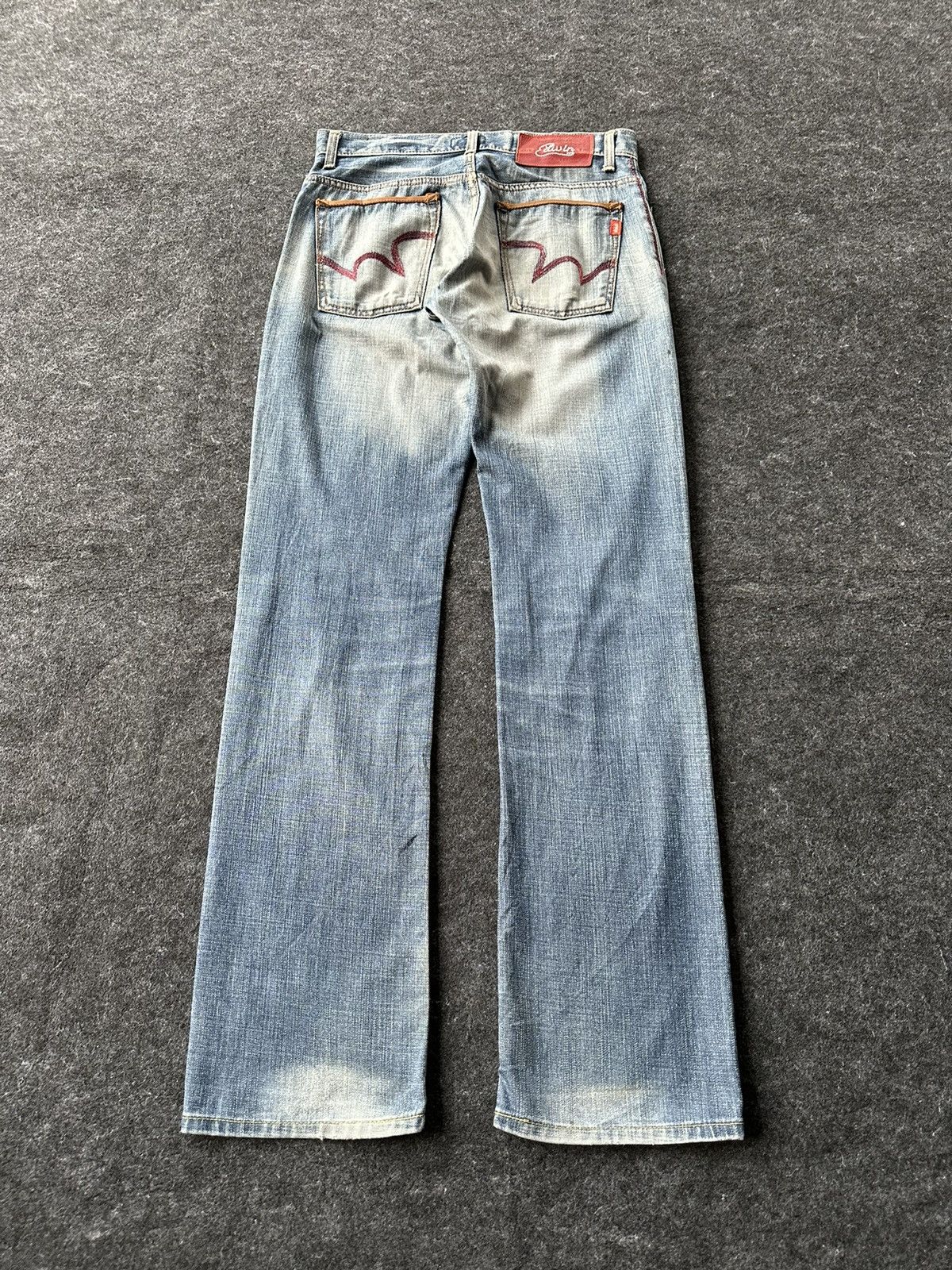 Edwin Edwin Blue Trip Japan Faded Washed Vintage Denim D511 Size US 29 - 6 Thumbnail