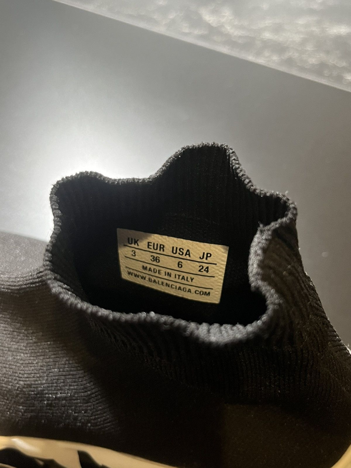 Balenciaga Balenciaga Speed Trainer “Graffiti” Sock Sneakers WhiteBlack Size US 6 / IT 36 - 12 Thumbnail