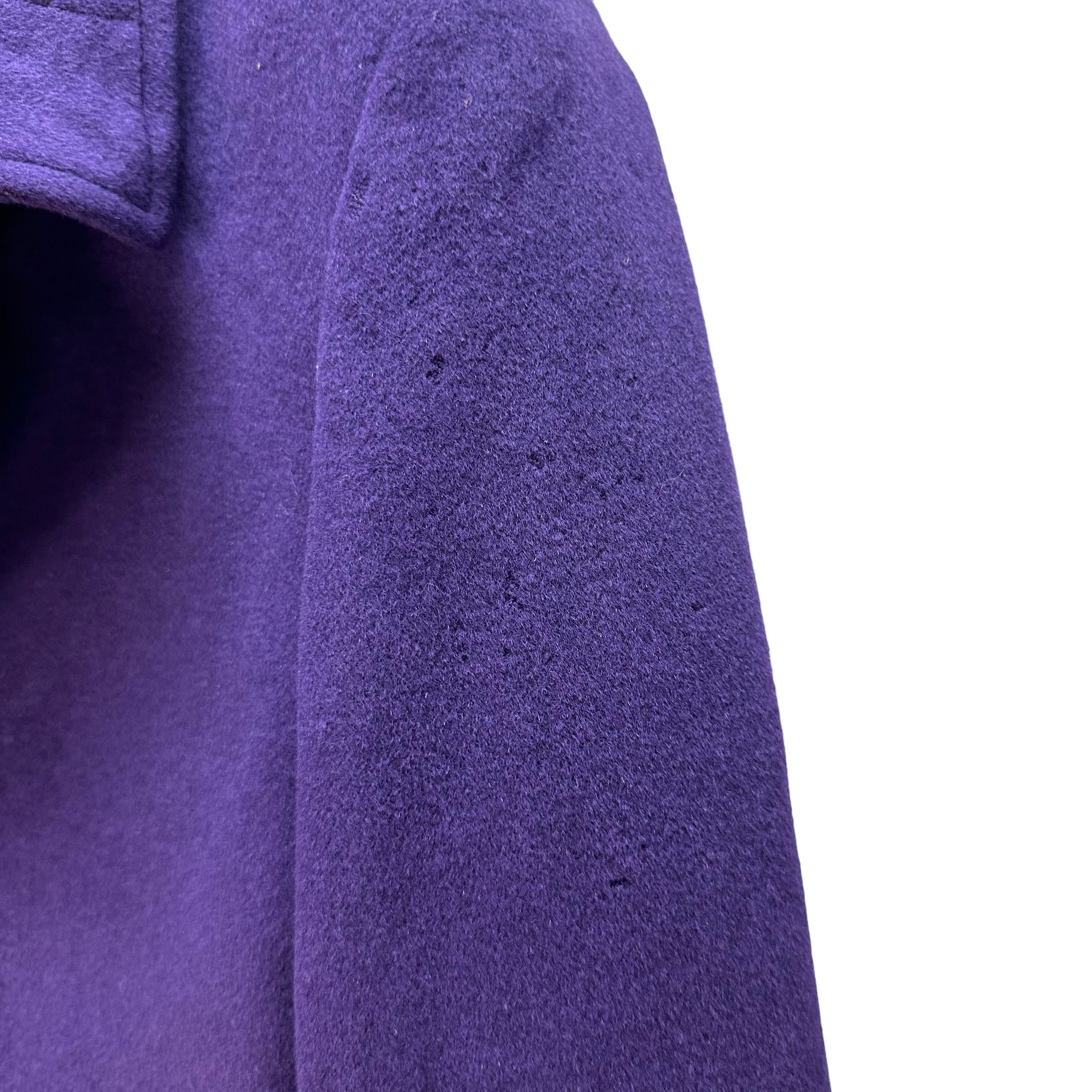 agnes b. AGNES B PARIS PURPLE WOOL CROPPED JACKET #7584-155 Size S / US 4 / IT 40 - 6 Thumbnail