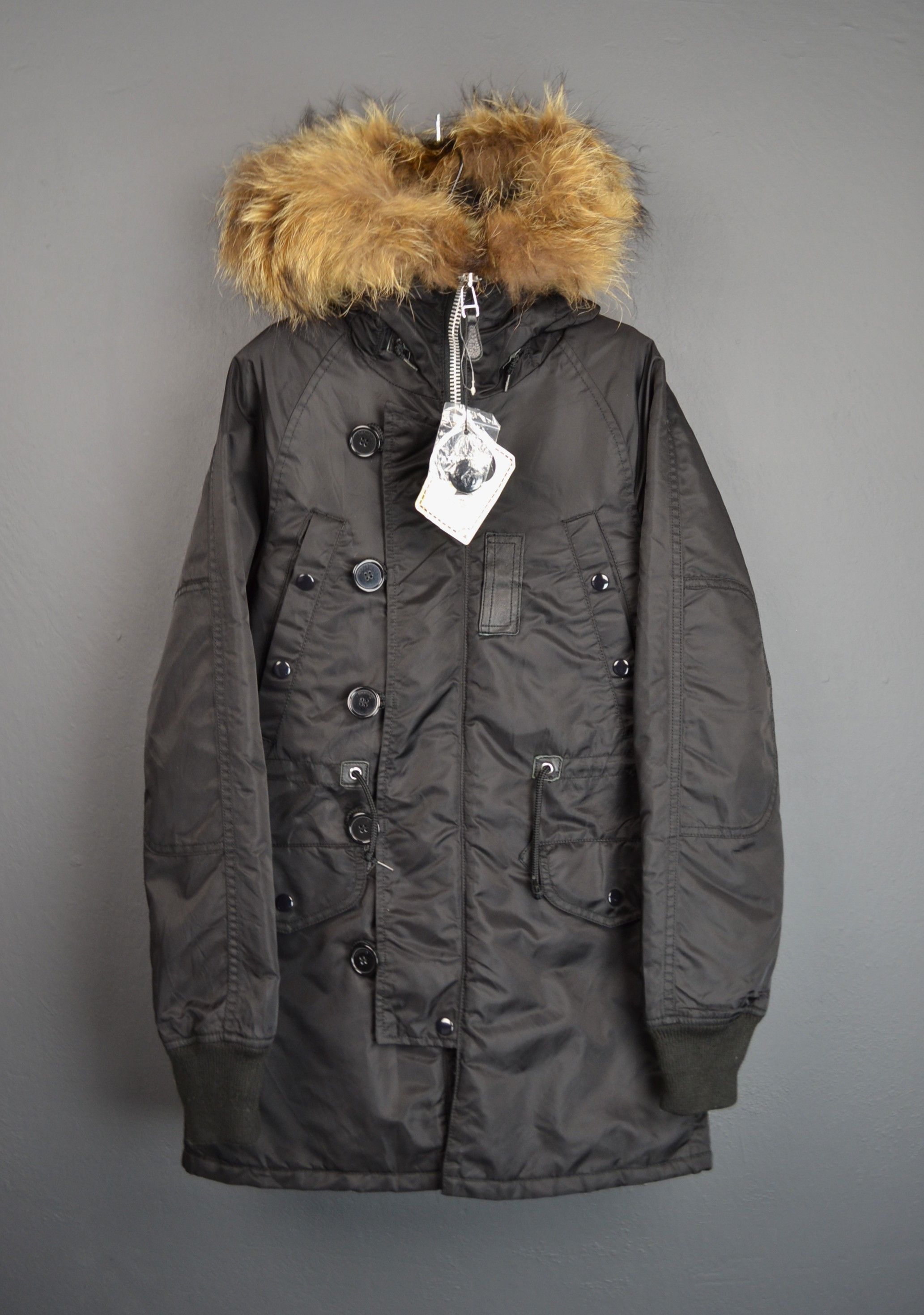 MOUSSY Moussy Japan N-3B Black Nylon Parka Jacket 1 XS-S Women's Size XS / US 0-2 / IT 36-38 - 1 Thumbnail
