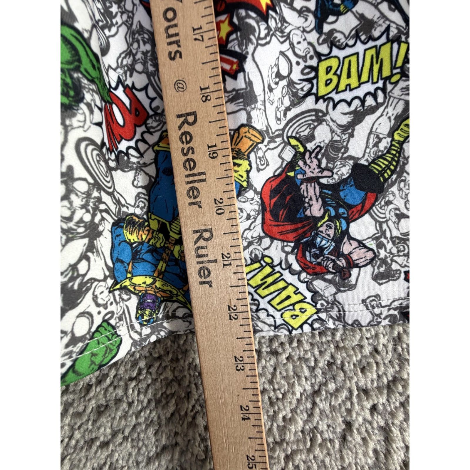 Vintage Her Universe Skirt 24W Womens Avengers Infinity War Marvel Skater Comic Print Size 42" / US 20 - 6 Thumbnail
