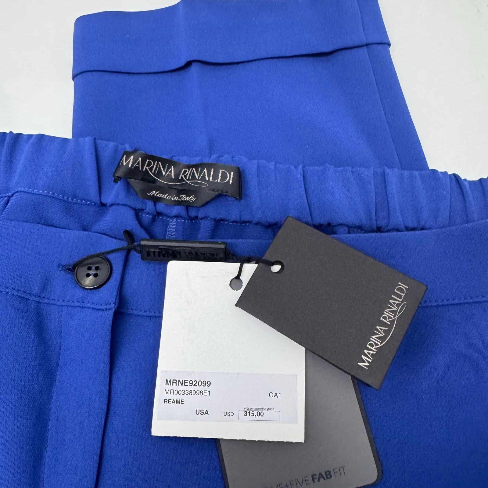 Marina Rinaldi Marina Rinaldi Reame Cigarette Pants Blue Plus 18 Career Size 40" / US 18 - 7 Thumbnail