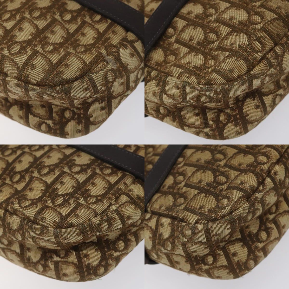 Dior DIOR Trotter Canvas Shoulder Bag Brown Size ONE SIZE - 10 Thumbnail