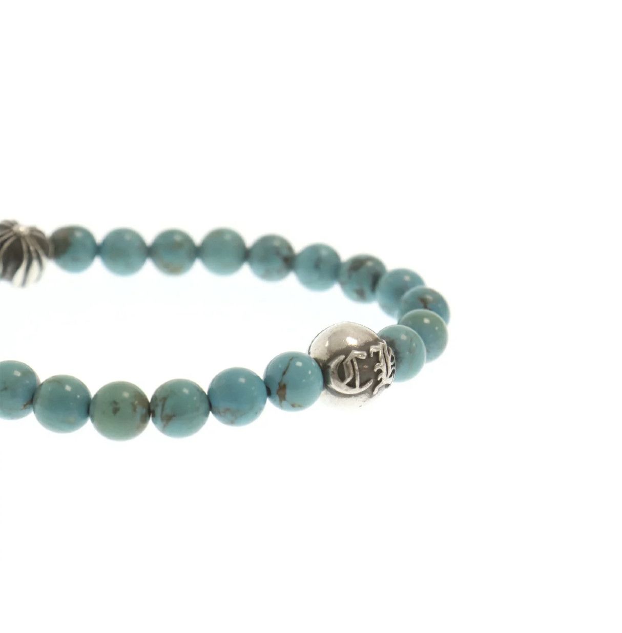 Chrome Hearts CHROME HEARTS 8MM TURQUOISE BEADS BRACELET Size ONE SIZE - 5 Thumbnail
