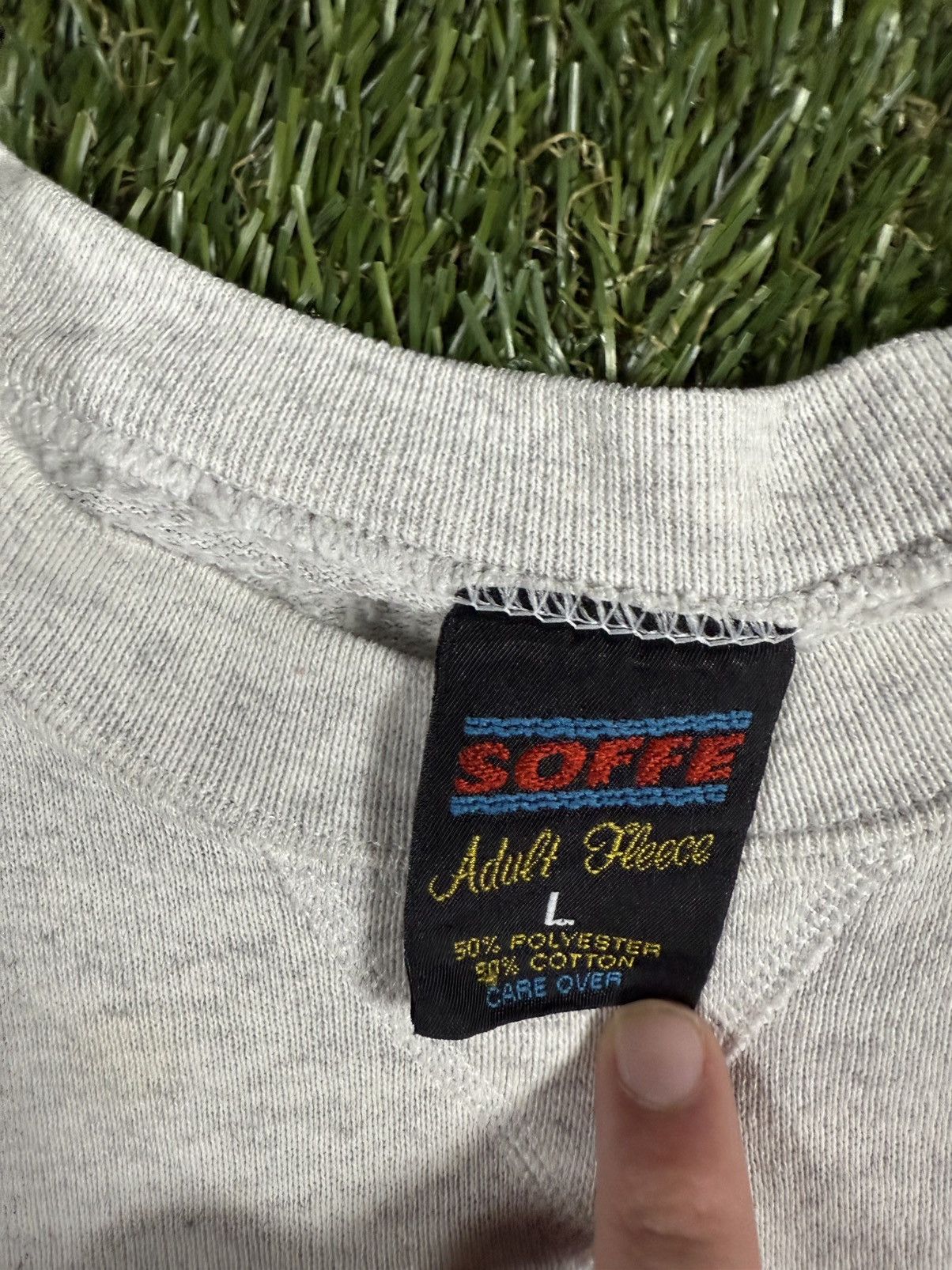 Vintage Vintage 90s Texas Air Force Base Western Crewneck Sweatshirt Size US L / EU 52-54 / 3 - 3 Thumbnail
