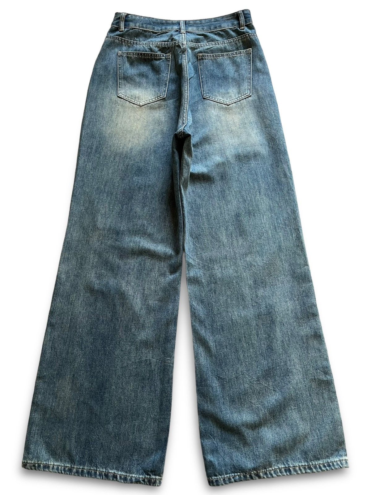 Japanese Brand Vintage Japanese Brand Distressed Blue Denim Baggy Denim Size US 29 - 2 Thumbnail