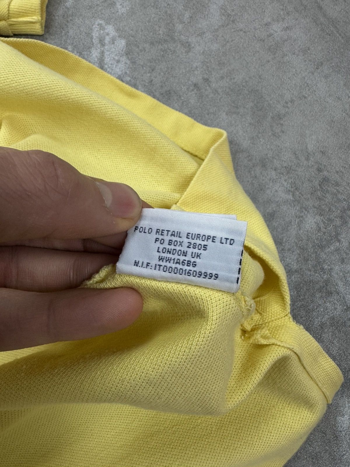 Polo Ralph Lauren Vintage Polo Ralph Lauren Yellow custom fit polo shirt Size US XL / EU 56 / 4 - 7 Thumbnail