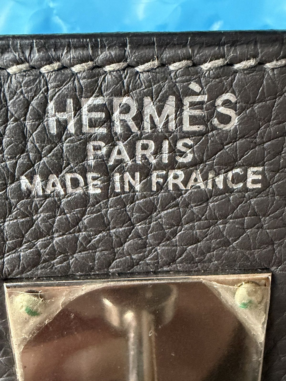 Hermes Hermes Kelly 50 Etain Silver Hardware Travel Bag Size ONE SIZE - 7 Thumbnail