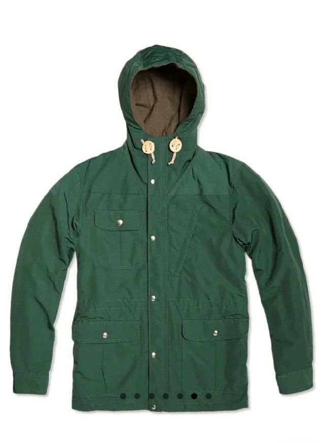 Battenwear Forest Green Travel Shell Parka 60/40 cloth, wool lined | Grailed