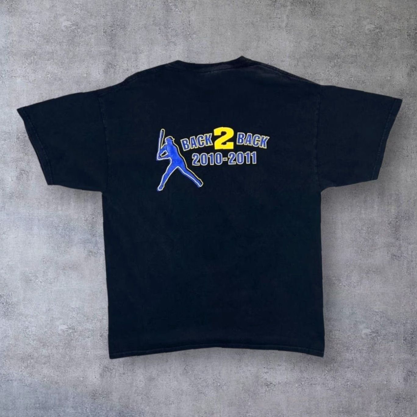 Gildan Ferndale State Champions "Cal Ripken" Baseball Sports Graphic Black T-Shirt XL Mens Short Sleeve Round Neck Size US XL / EU 56 / 4 - 2 Thumbnail