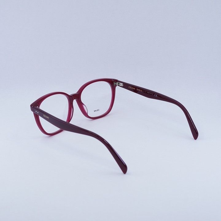 Celine Celine CL50099I 069 Eyeglasses Burgundy 55mm Square Frame Size ONE SIZE - 6 Thumbnail