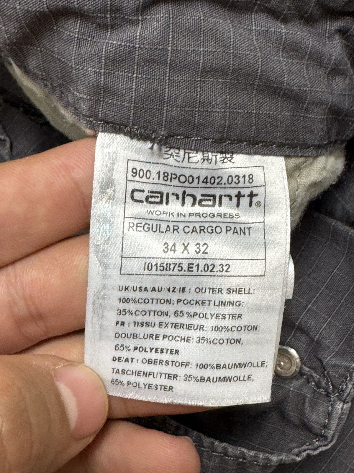 Carhartt × Vintage Carhartt vintage cargo baggy pants Center logo multi pocket Size US 34 / EU 50 - 10 Thumbnail