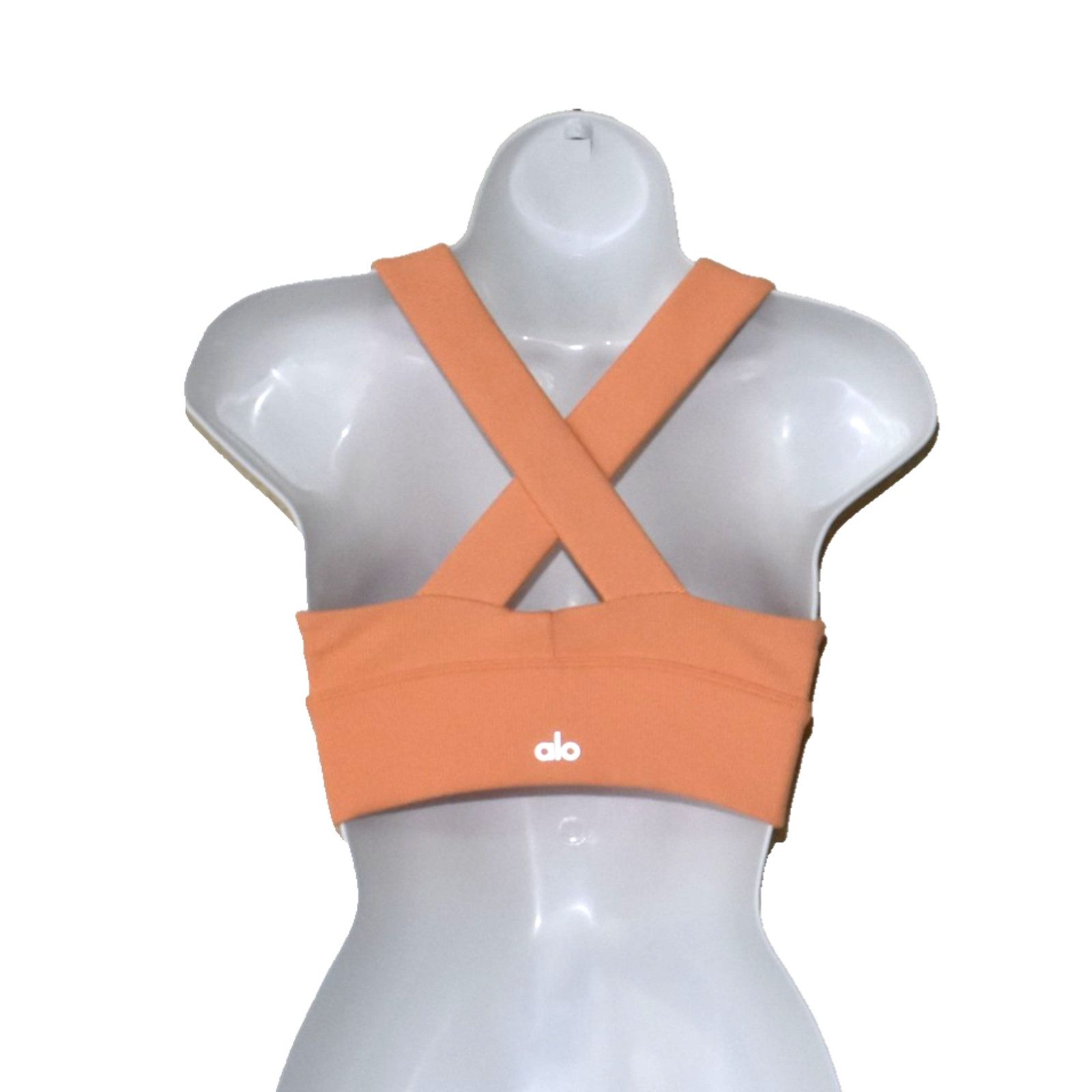 Alo ALO YOGA Orange Emulate Cross Back Sports Bra Size Size XS Size ONE SIZE - 2 Thumbnail