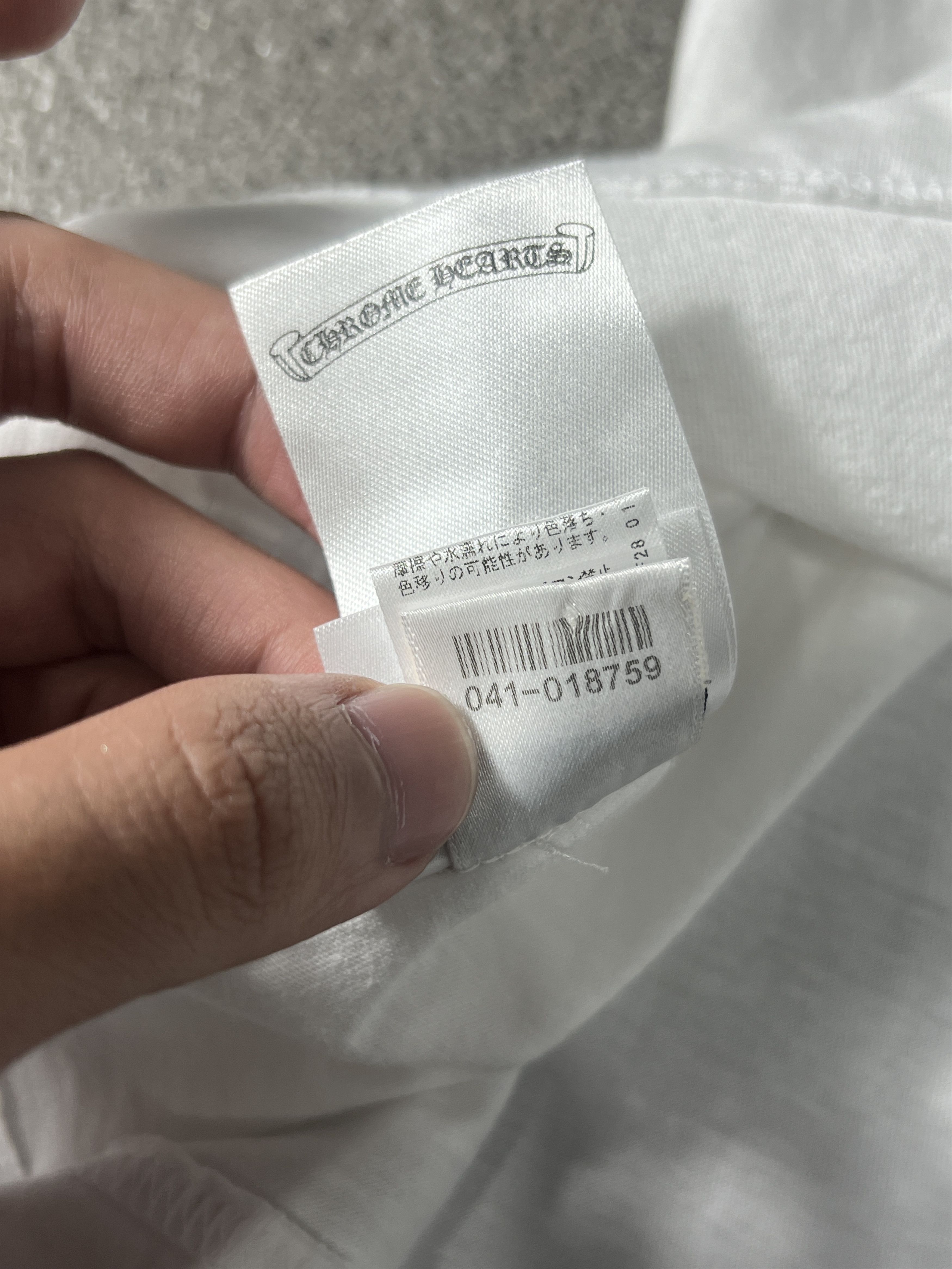 Chrome Hearts Chrome Hearts Osaka Pocket Tee White XL USA CH Logo Size US XL / EU 56 / 4 - 8 Thumbnail