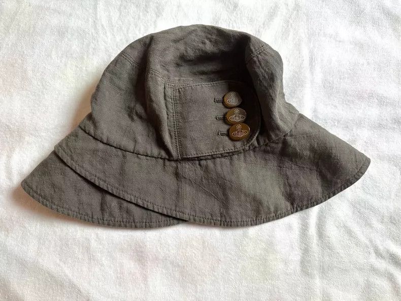 Vivienne Westwood Vivienne Westwood Double buttoned fisherman's cap Size ONE SIZE - 5 Thumbnail