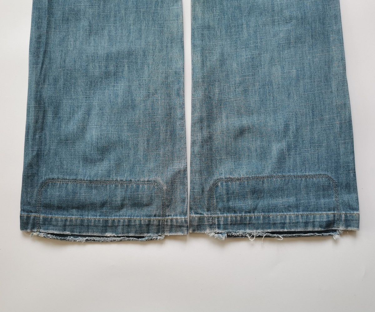 Diesel Wide Flared Bootcut Diesel Distressed Jeans Size 32" / US 10 / IT 46 - 9 Thumbnail