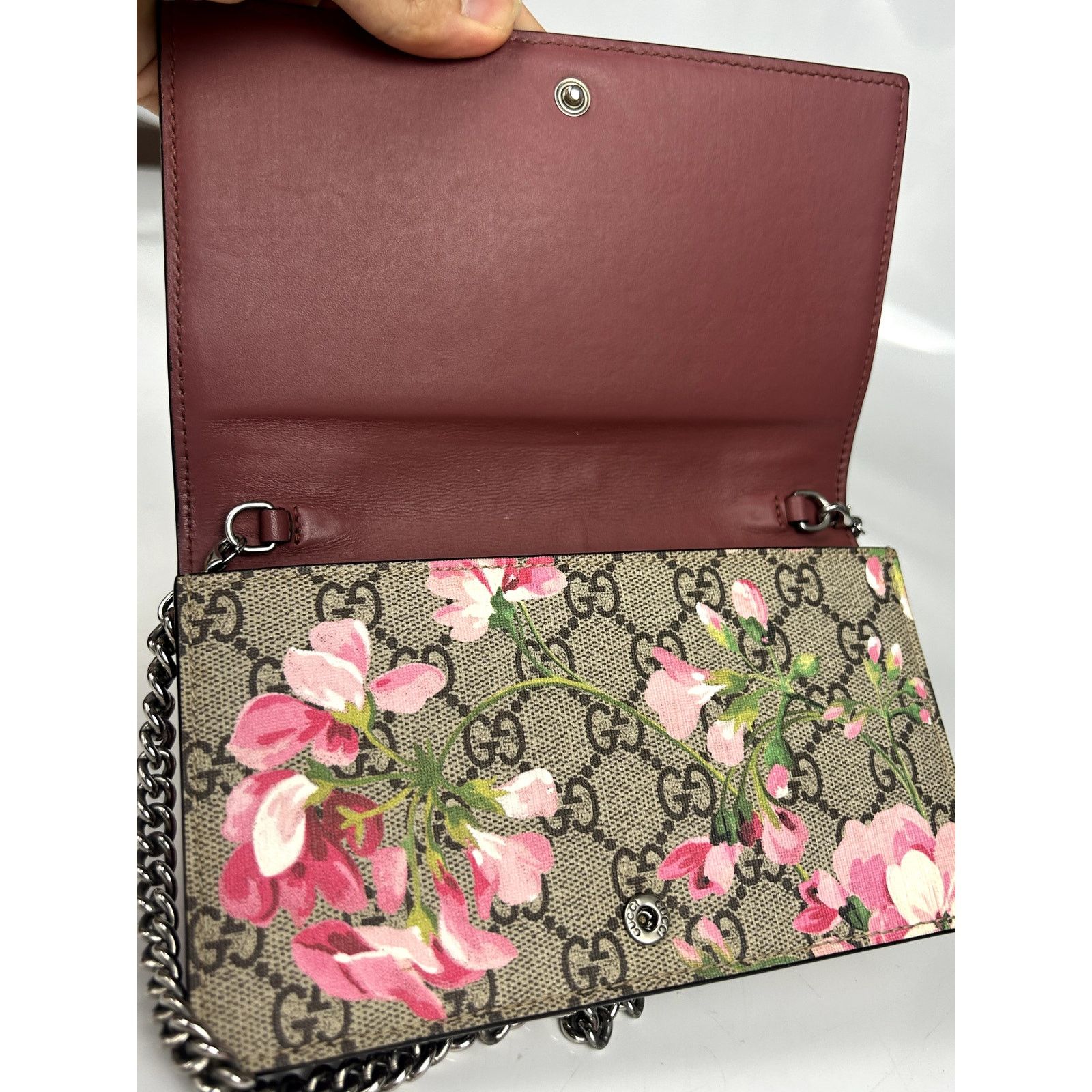 Gucci Gucci Multicolor GG Blooms Supreme Canvas WOC Size ONE SIZE - 10 Thumbnail