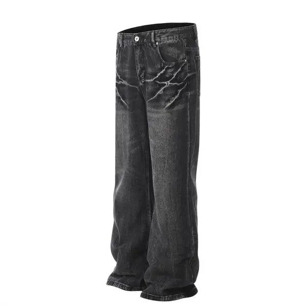 VIBE Flared Baggy Denim Jeans Size US 28 / EU 44 - 2 Thumbnail