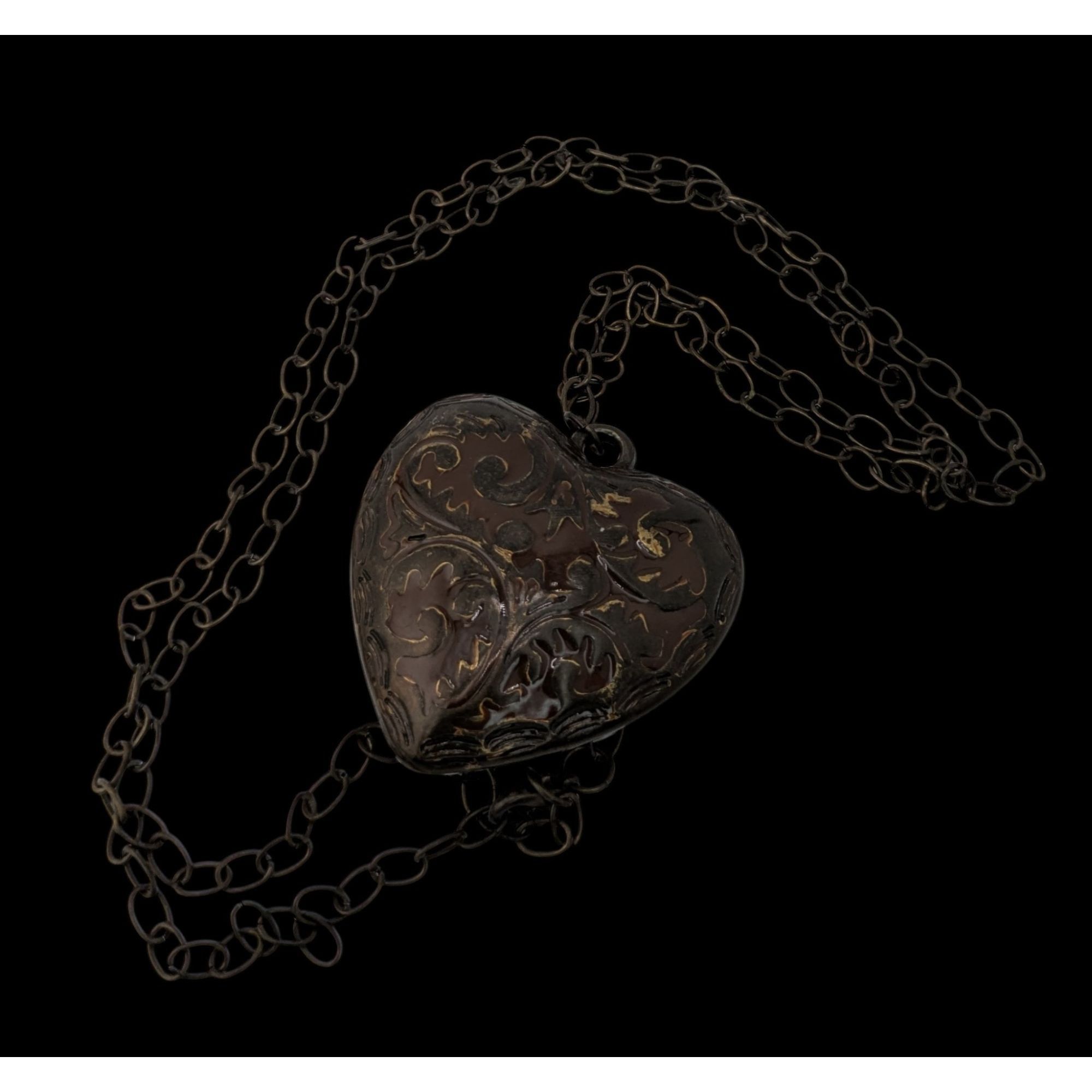Other Victorian-Inspired Steampunk Heart Pendant Necklace With Bro Size ONE SIZE - 4 Thumbnail