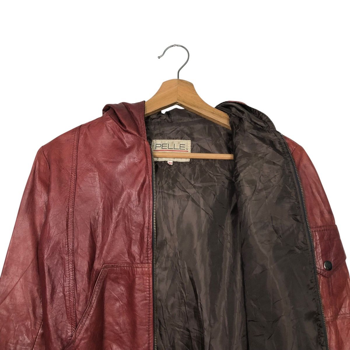 Pelle Pelle 🔥CROPPED BIKER LEATHER JACKET PELLE STUDIO Size US S / EU 44-46 / 1 - 15 Thumbnail