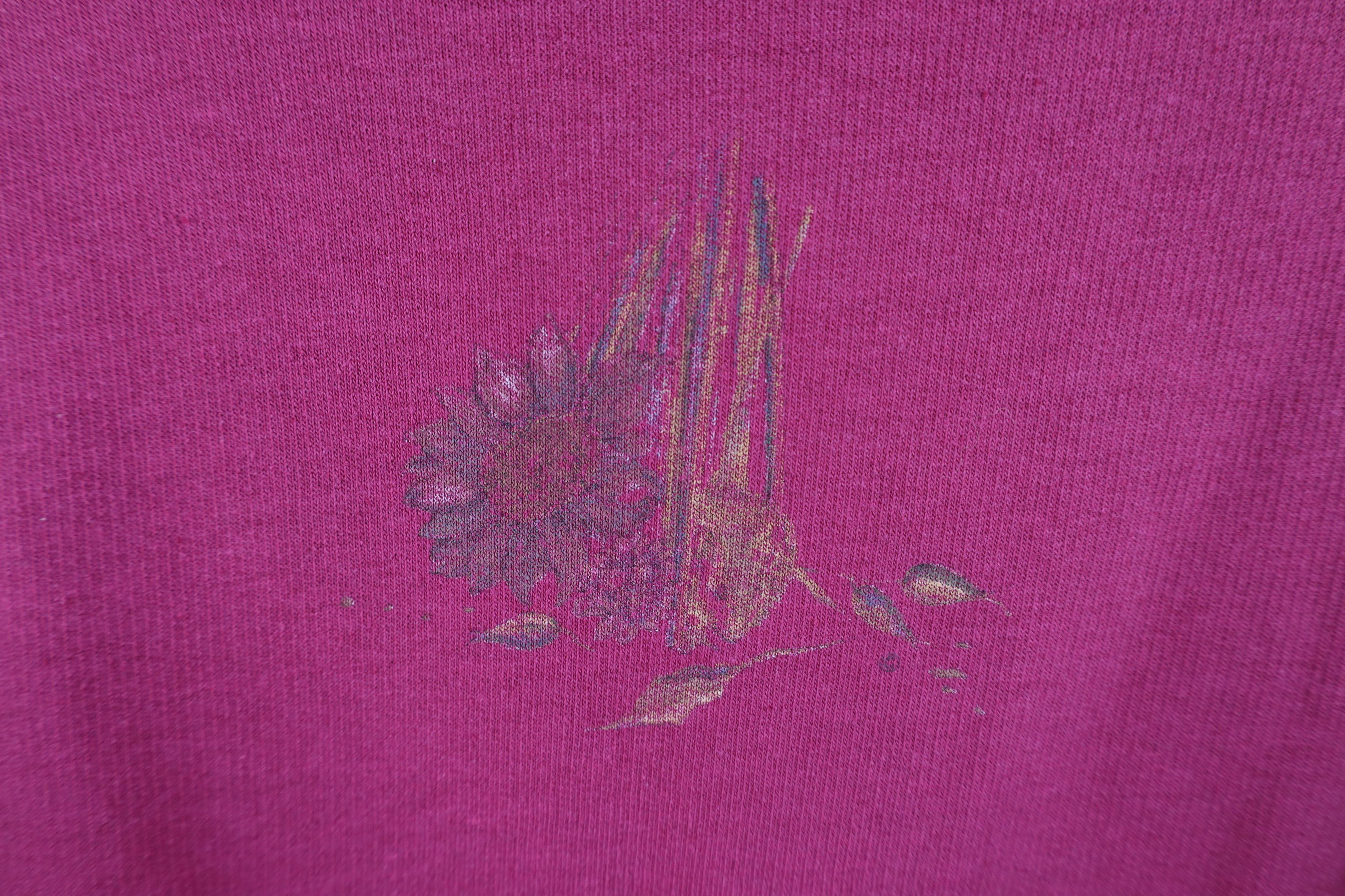 Vintage Vintage 90s Streetwear Nature Flower Bouquet Sweatshirt Size L / US 10 / IT 46 - 10 Thumbnail