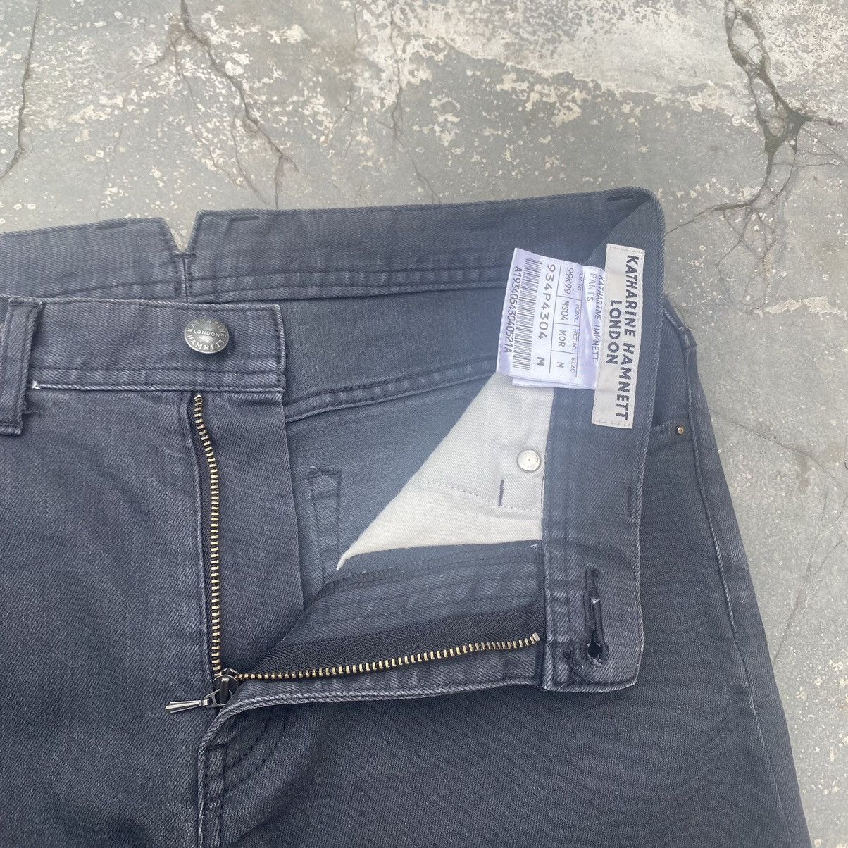Katharine Hamnett London KATHARINE HAMNETT Stretchable Slim Fit Jeans Size US 31 - 8 Thumbnail