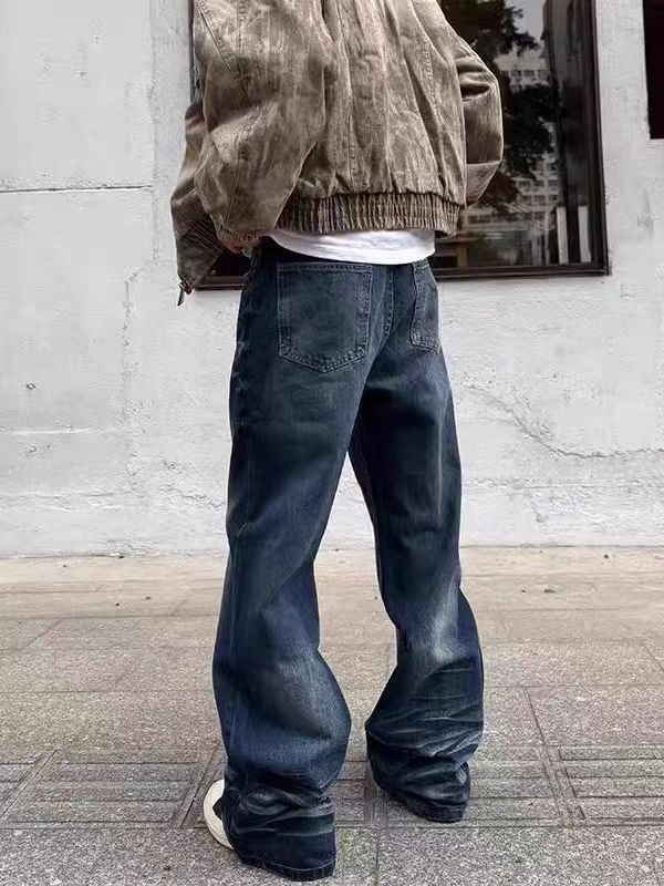 Designer × Jean × Vintage High Street Vintage Micro Flare Straight Leg Jeans Size US 34 / EU 50 - 2 Thumbnail