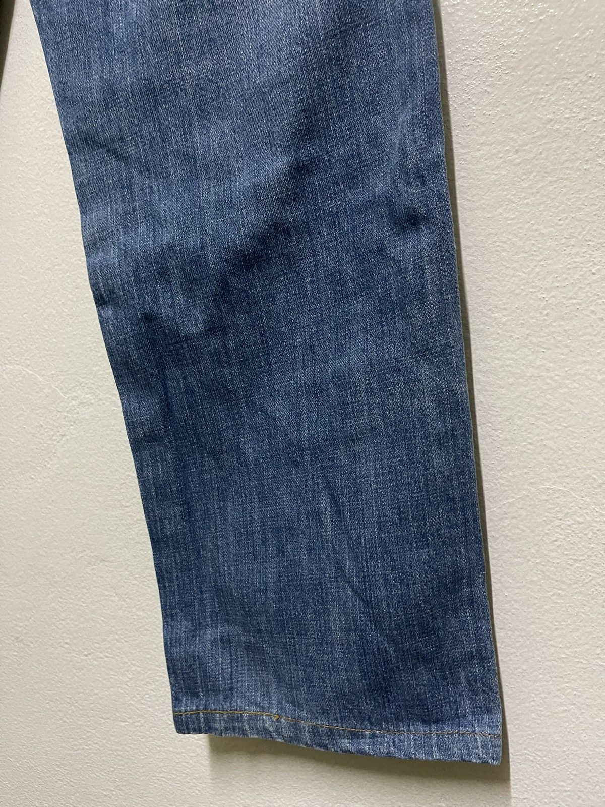 Japanese Brand Karakuri Tamashi Koi Fish Motive Embroidery Jeans Size US 30 / EU 46 - 15 Thumbnail