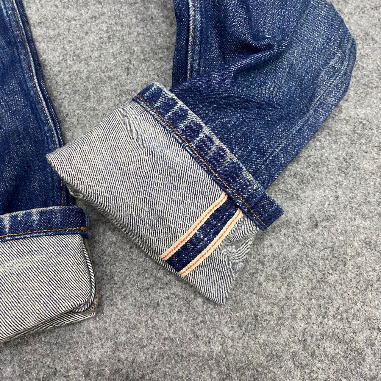 A.P.C. 💥Best Offer💥Vintage APC Selvegde Redline Distressed Denim Size US 31 - 12 Thumbnail