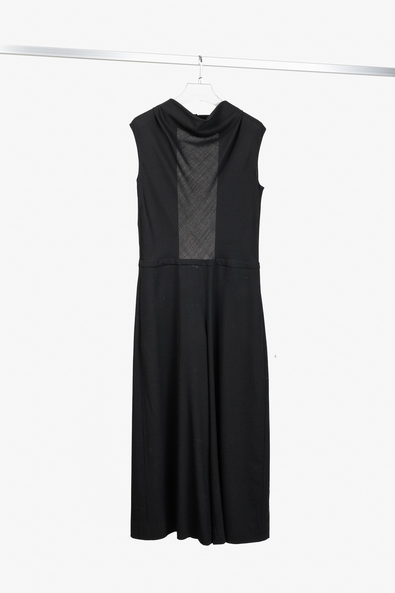 Maison Margiela Maison Margiela Wool Crepe Cowl-Neck Cut-Out-Back Jump Size 32" / US 10 / IT 46 - 1 Thumbnail