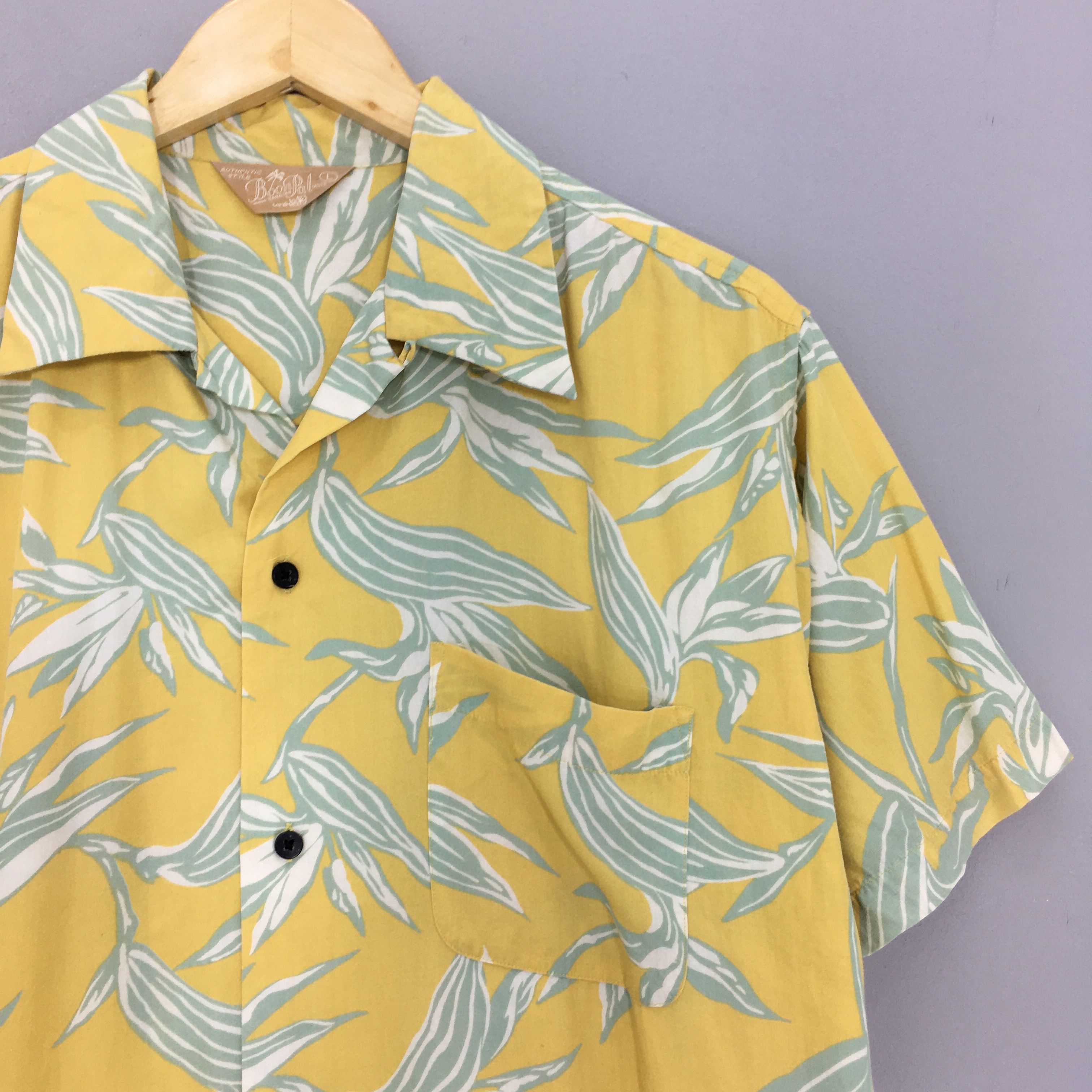 Japanese Brand × Vintage Vintage 90s Boon Pal Floral Hawaiian Rayon Shirt Large Size US L / EU 52-54 / 3 - 2 Thumbnail